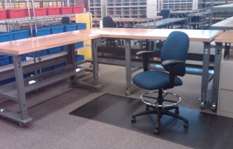Tennsco Workbenches and Wire Shelving