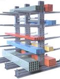 Cantilever double sided Rack - Meco omaha cantilever pallet rack concept