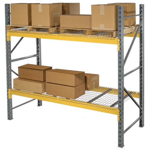 Husky Lynx 2 Shelf Racking Section with Wire Decking