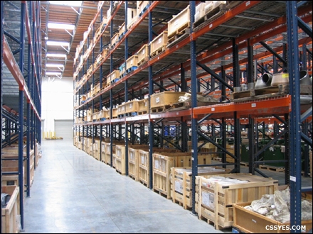 Mecalux Pallet Racks in warehouses - warehouse storage concept raleigh nc