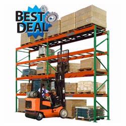 Best Deal on pallet rack shelving concept image