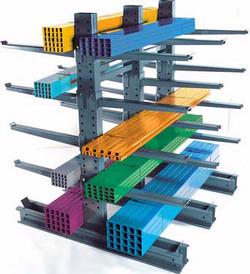 tsteeltree cantilever - meco omaha cantilever pallet rack color concept