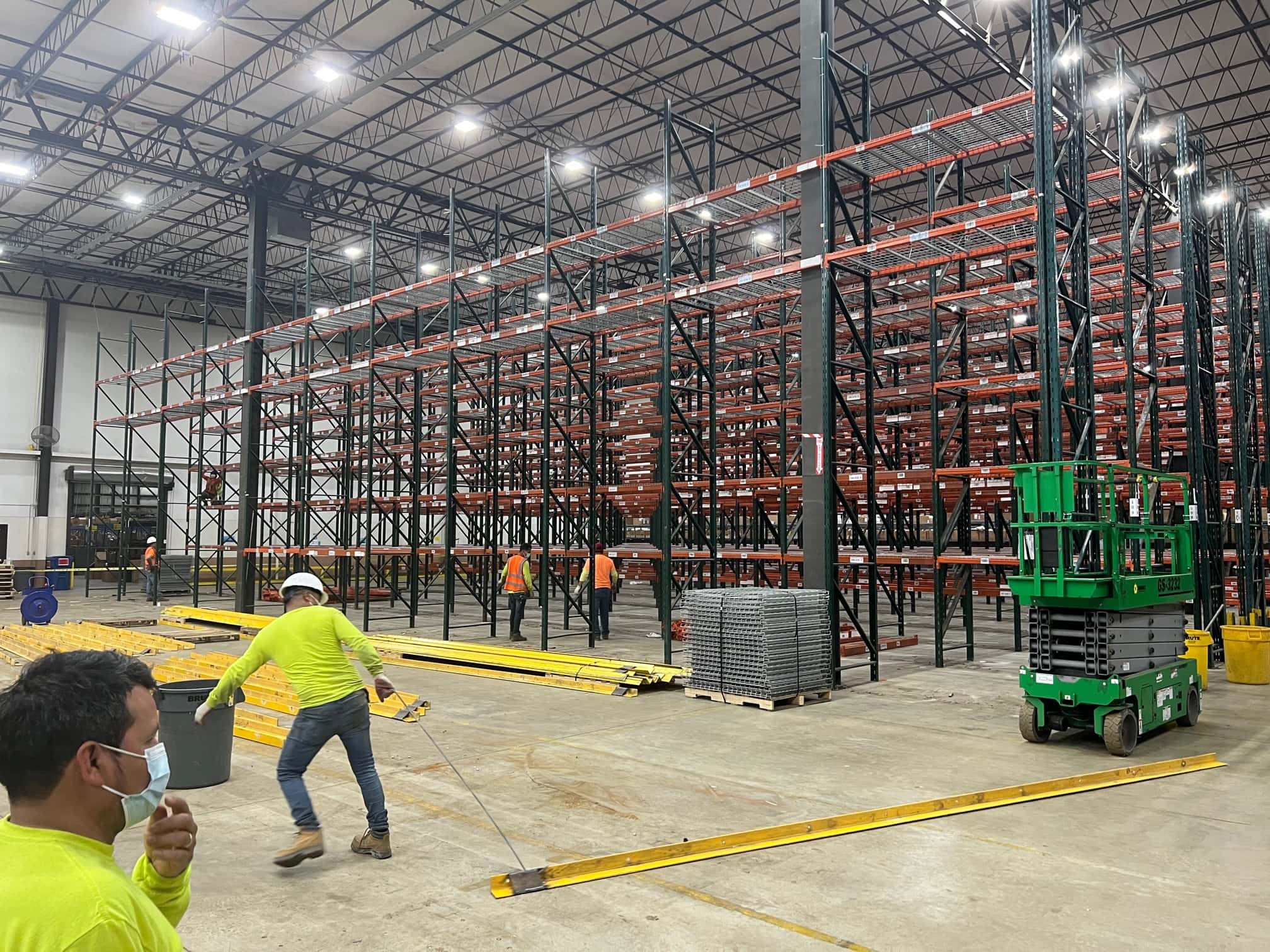 Labor, Installation, Dismantle and Removal of warehouse pallet racks charlotte concept