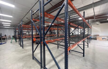 Warehouse pallet rack shelving in Durham, NC