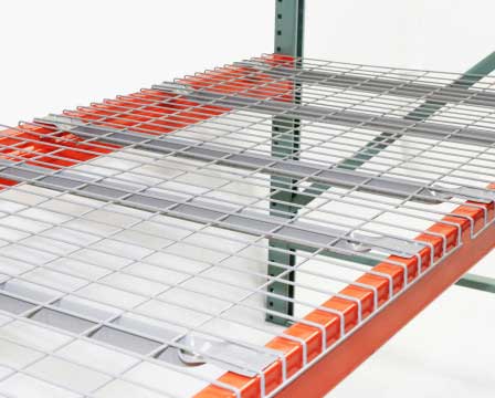 Flared wire decking for box, structural or standard step beams