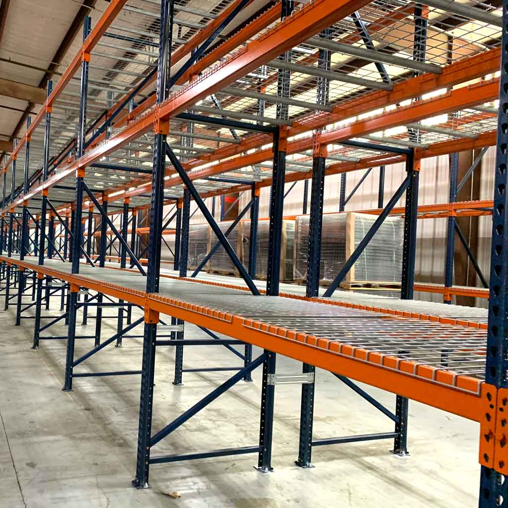Interlake Mecalux Teardrop Pallet Racking for Warehouse Storage Industrial Pallet Racks