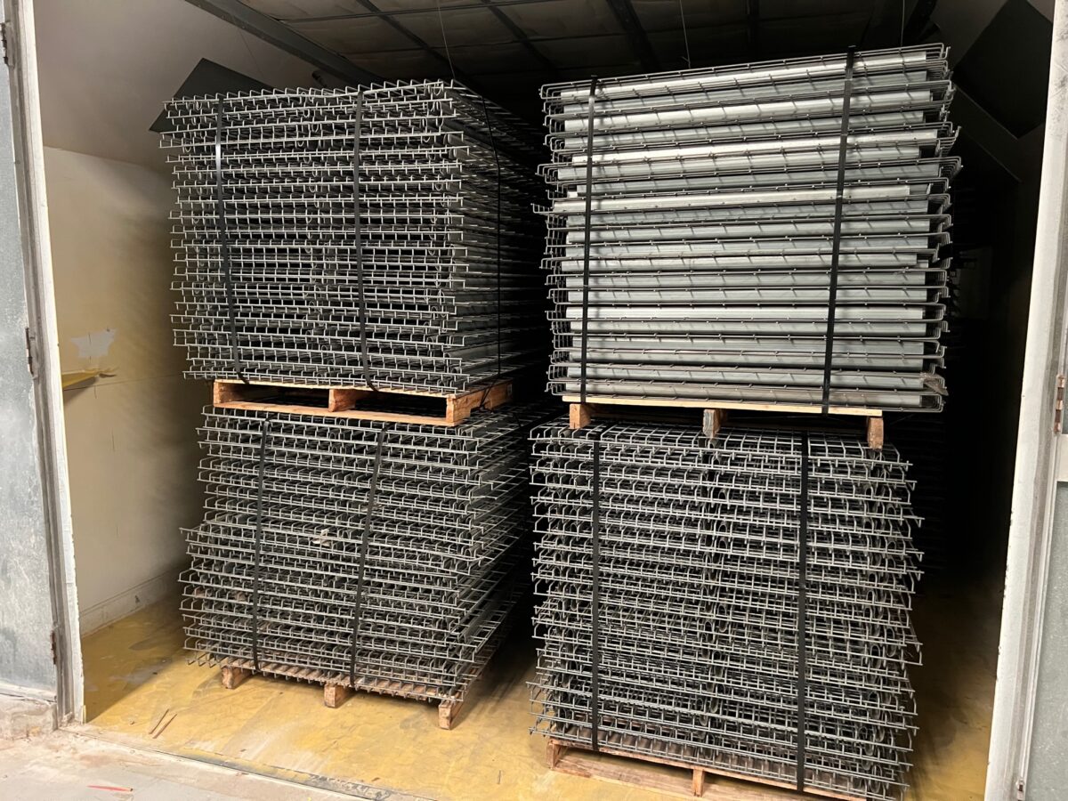 Nelson Steel Wire Pallet Rack Wire Mesh 42'' Deep x 46'' Wide