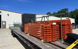 pallet racks loaded - warehouse liquidation in North Carolina
