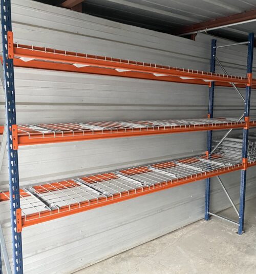 Mecalux Wide Span Shelving Starter Unit with Three Shelf Levels