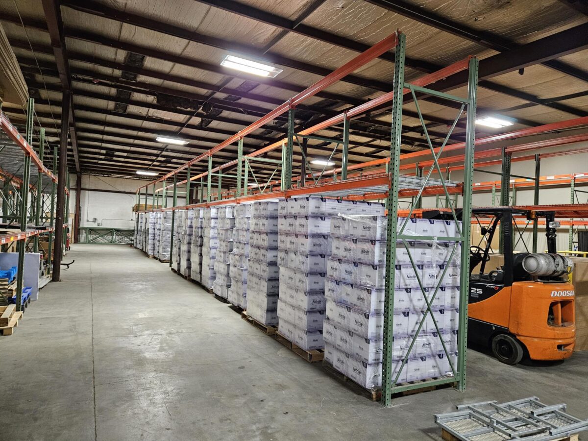 Interlake Teardrop Uprights 12' High x 48'' Deep Pallet Rack